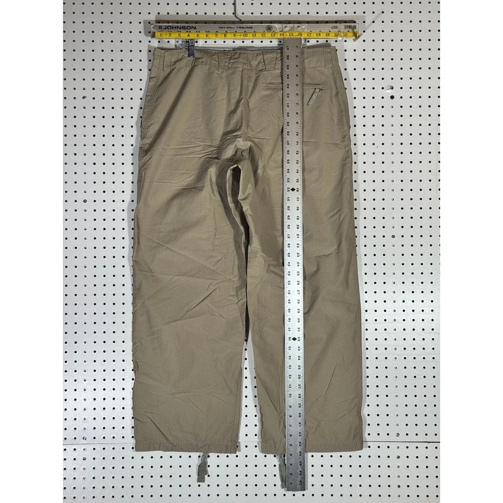 Vintage Nike ACG Y2K Khaki Ripstop Cargo Pants Mens Large Tan Gorpcore Hiking